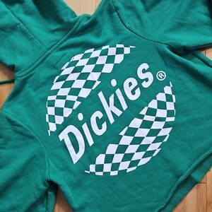 Dickies Green Cropped Hoodie